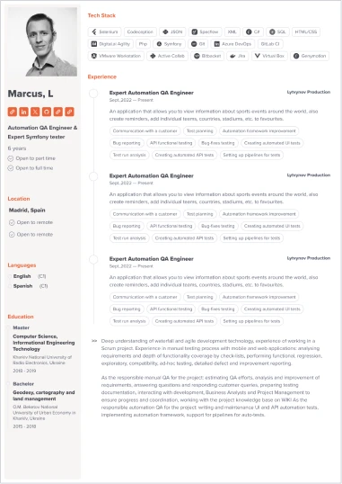 Resume Template 5